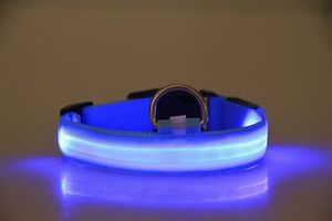 Collar de Nailon Brillante con LED Intermitente para Perros y Gatos, Venta Directa de Fábrica, para Caminar con Seguridad y Prevenir la Pérdida - Product Image 2