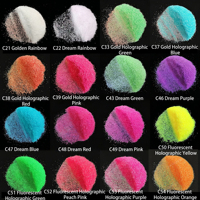 Poudre de paillettes rose et or, pigment cosmétique pour la décoration des ongles et l'artisanat