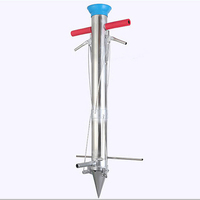 Semoir manuel pour graines de légumes, 7.6cm, en acier inoxydable, graines de maïs, outil domestique, planteur de semis