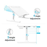 Ortable-ap-esk avec bureau rawer-aptop léger-type-réglable-huit pour aptops et eading