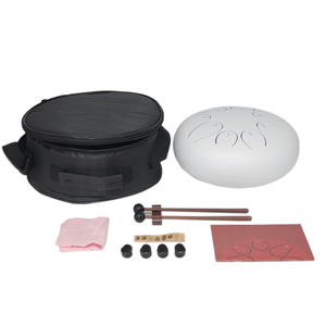 Tambor de Lengüetas de Acero de 8 Pulgadas Directo de Fábrica, 8 Notas, Percusión Relajante, Tambor de Mano Metálico para Meditación - Product Image 5