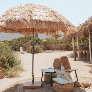 Grand <span class=keywords><strong>parasol</strong></span> de mariage balinais vintage tropical, toit en chaume, imperméable, pour jardin extérieur, piscine, en plastique PP, style paille - Product Image 1