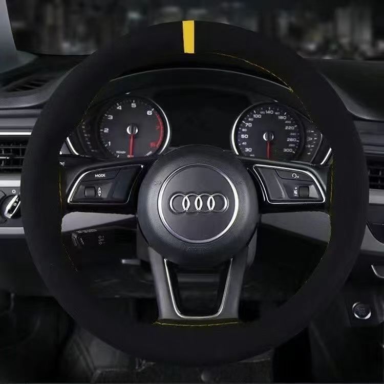 Black with Yellow Stiching/Strip