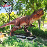 Modèle de dinosaure animatronique réaliste en mousse haute densité pour parcs d'aventure intérieurs/extérieurs, centres commerciaux, aéroports