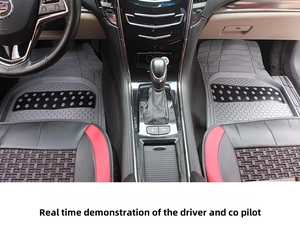 Vente en gros de tapis de sol universels en PVC souple et caoutchouc pour voiture, ensemble complet de coussinets antidérapants et imperméables, compatibles avec les modèles Civic GX460 - Product Image 3