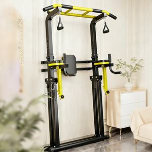 Fabrika Çıkışlı Çok Fonksiyonlu Ev Spor Salonu Güç Antrenmanı Ekipmanı-Power Tower Dip İstasyonu Barfiks Çubuğu Fitness Ekipmanı - Product Image 2