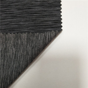 Mingmao-tela 92% poliéster 8% elastano negro y gris, tela teñida, Jersey Deportivo Superior - Product Image 2