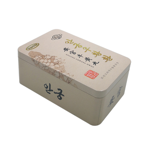 wholesale OEM luxury chinese tea tin packing metal boxes decorative green tea metal can black tin cans for gift