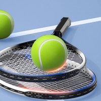 Auto étude Tennis amortisseur outil d'entraînement équipement d'exercice Tennis formateur balle de rebond avec corde plinthe