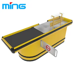 Siêu Thị Bán Lẻ Cửa Hàng Tạp Hóa Cửa Hàng Máy Thu Ngân Điện Để Bàn Quầy Thanh Toán Tự Động Có Băng Tải - Product Image 4