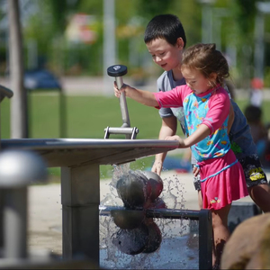 Roue à <span class=keywords><strong>eau</strong></span> commerciale en acier inoxydable, équipement <span class=keywords><strong>de</strong></span> jeu aquatique interactif pour enfants en <span class=keywords><strong>extérieur</strong></span> pour aire <span class=keywords><strong>de</strong></span> <span class=keywords><strong>jeux</strong></span> - Product Image 2