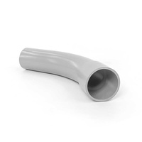 Coude en PVC à long rayon pour jonction de conduits de câbles, coudé à 90 degrés, haute résistance, en plastique