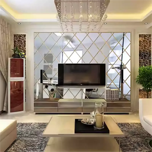 Màn hình gương trang trí nghệ thuật Art Deco bằng thép không gỉ, có thể gấp gọn, chống thấm nước, kích thước lớn, có thể tùy chỉnh, dùng cho phòng khách, lối vào khách sạn - Product Image 3