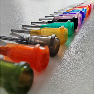 14Gオリーブ0.5インチネジ山プラスチック-スチール針鈍い先端ディスペンシング接着剤針工業用使い捨て針 - Product Image 4