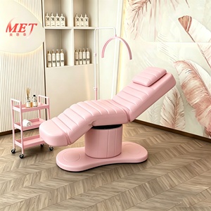 Cama de Belleza Eléctrica Meientai para Salón de Spa, Cama de Masaje Facial Ajustable con Respaldo Reclinable, Equipo de Estética - Product Image 1