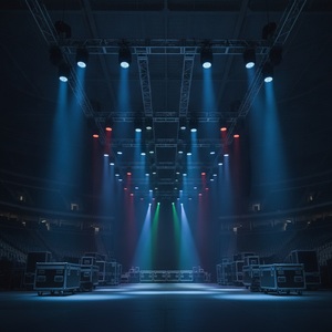 ไฟบีมเคลื่อนที่แบบหัวหมุน 132W 9x12W ควอด LED RGBW ดีไซน์บางเฉียบ ให้เอฟเฟกต์ภาพคมชัด เหมาะสำหรับงานทัวร์ การเช่า และงานโปรดักชั่น - Product Image 2