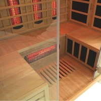 Ruang Sauna Portabel Kombinasi Kayu Uap Hotel Villa Hongyuan