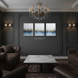 Conjunto de arte de pared en lienzo con diseño de olas del océano, 3 piezas, <span class=keywords><strong>cuadro</strong></span> enmarcado para decoración de sala de estar y dormitorio - Product Image 4