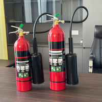 Extincteur portable au dioxyde de carbone CO2 AS/NZS de 3,5 kg/5 kg, marque Carl, acier rouge