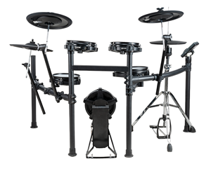 Set <span class=keywords><strong>di</strong></span> batteria elettronica con telaio compatto da 20 \ "per principianti Mini grancassa elettrica integrata con Crash/Ride/Hat In alluminio - Product Image 2