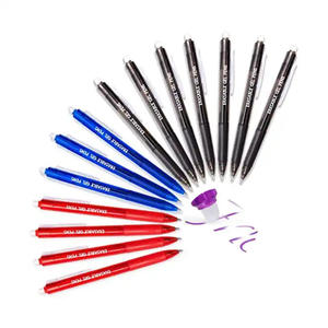 Bolígrafos de Gel Borrables con Calor al por Mayor, Personalizados, que Desaparecen con la Temperatura, Retráctiles, de Plástico, con Tinta Negra, Azul y Roja - Product Image 1