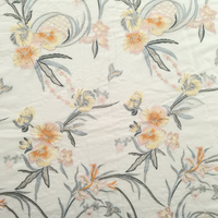 Tissu de luxe en dentelle brodée de paillettes d'or Fleurs de mariée originales pour robes de mariée pour chaussures et sacs