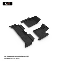 Karpet Mobil GA High Edge Waterproof 3D TPE 3PCS untuk Mobil Chery Omoda 2024 RHD Aksesoris Mobil
