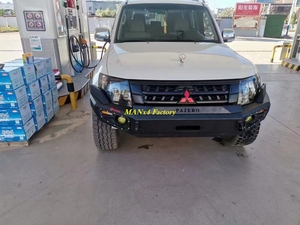 Barra Paraurti Anteriore Unica in Acciaio per Pajero V93 V97 Montero V80 <span class=keywords><strong>V90</strong></span> - Product Image 3