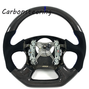 Volante in Fibra di Carbonio Premium per Subaru Impreza WRX <span class=keywords><strong>STI</strong></span> 2002-2004 Telaio GD, Personalizzato JDM per Prestazioni Sportive - Product Image 1