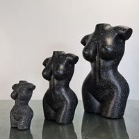 Patung Hewan Resin Figurine Pot Bunga Kering Seni Rakyat Dekorasi Rumah untuk Penggunaan Dalam Ruangan