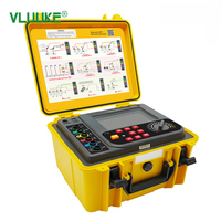 Testeur de terre numérique multifonction VLUUKE VKCR3200C à double pince avec batterie au lithium DC7.4V 2600mAh