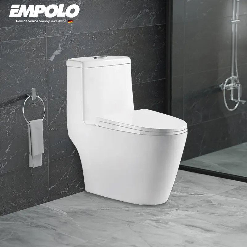 Empolo Luxe Sol WC Fourrure Bauschtel Cuvette De Toilette Articles Sanitaires Ensembles De Toilette Une Pièce Hôtel Salle De Bains Utiliser Toilettes En Céramique