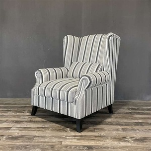 Luxury French Furniture Antique Provincial Style Tufted <strong>Back</strong> <strong>Wing</strong> <strong>Back</strong> <strong>Arm</strong> <strong>Chair</strong> for Living Room - Product Image 3