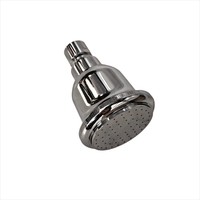 Pommeau de douche suspendu robuste en alliage de zinc de 2,5 pouces, haute pression, anti-éclatement, en métal massif chromé, design moderne pour salle de bain