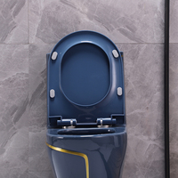 WC monobloc en céramique au design moderne, couleur personnalisable, pour salle de bain