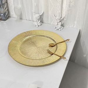 Elegant Plastic Charger <b>Plates</b> & <b>Disposable</b> Dinner <b>Plates</b> for Weddings & Parties - Durable Decorative Dishes - Product Image 6