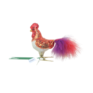 Grappige glazen dieren, mondgeblazen glazen roebijn, magisch kerstdecor - Product Image 4