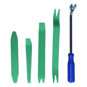 Nuevo Juego de 5 Herramientas para Desmontar Tapicería de Coche, Kit de Palancas Antiarañazos de Plástico y Metal para Desmontar Paneles de Puertas, Audio y Salpicaderos de Coche - Product Image 6