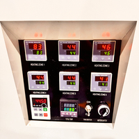 Machine de soufflage de bouteilles en plastique PET semi-automatique à 2 cavités à haute production de 50 à 2000ml, machine de fabrication de bouteilles par étirage-soufflage