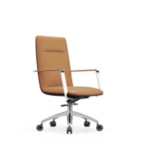 Silla mental de cuero de oficina moderna y cómoda 37740-B211 - Product Image 1