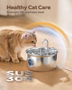 Bebedero Inteligente para Mascotas de 15L, Recargable, Ecológico, Duradero, de Acero Inoxidable, Ultra Silencioso, con Circulación de Agua, para Hogares con Múltiples Mascotas - Product Image 2