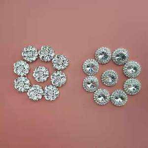 Boutons en cristal professionnels pour vêtements, chaussures, sacs, accessoires pour cheveux en alliage, fleurs en strass, cristal personnalisé - Product Image 5