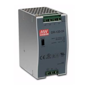 Fuente de Alimentación Industrial DR-120-24 de Salida Única 120W 24V para Riel DIN (TS-35/7.5 TS-35/15) con Certificación UL508 y 3 Años de Garantía - Product Image 4