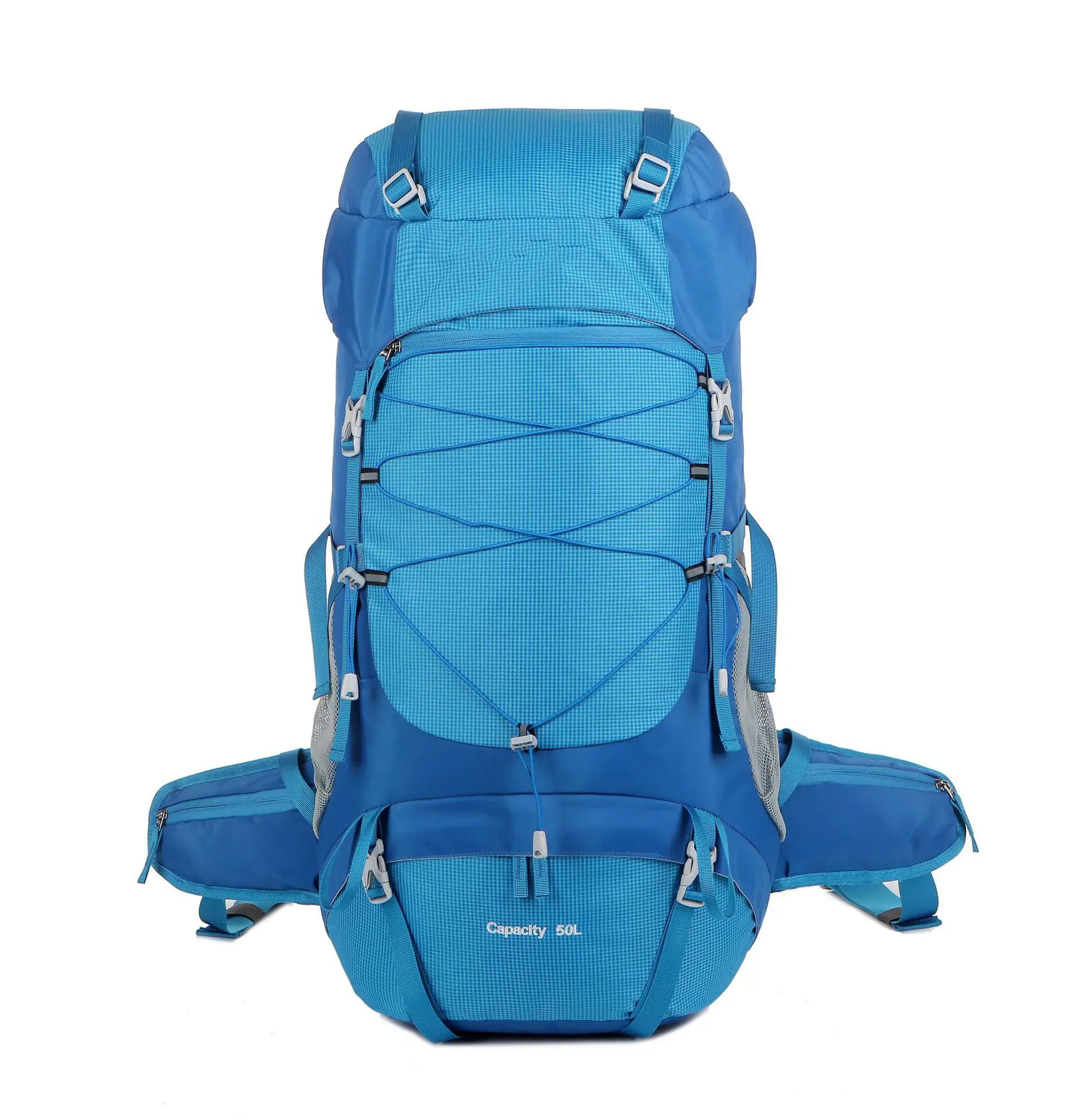 Wholesale 50L Outdoor Waterproof Mountain Climbing Backpack Bag for Hiking Travel Camping