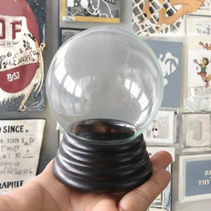 DIY <b>Empty</b> Clear Resin Glass Ball <b>Snow</b> <b>Globe</b> in Sizes D65 D80 D100 120 150mm for Bar Mitzvah Stocked Dome - Product Image 3