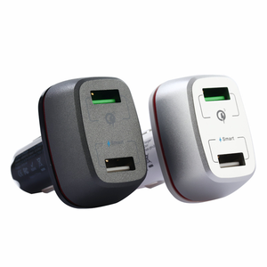Cargador de Coche USB de Doble Puerto QC3.0 con Carga Rápida <span class=keywords><strong>SCP</strong></span> y Diseño Ignífugo para Laptop y Teléfono Móvil - Product Image 5