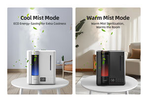 Humidificador de aire 8l de alta calidad con sellado de válvula de agua doble para dormitorio, habitación grande, difusor ultrasónico silencioso, humidificador de aire caliente - Product Image 3