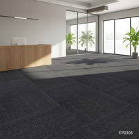 Karpet Kantor Polipropilena Laris Manis, Empuk, Anti-Statis, Sistem Interlocking, Karpet Ubin Komersial Anti-Selip untuk Rumah