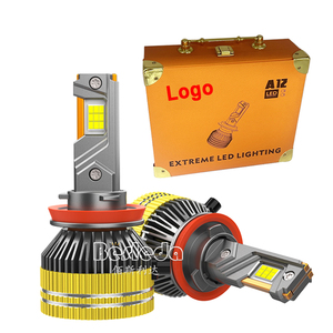 Gran oferta de fábrica, bombillas Led para coche, Bombilla Led para Faro de 120W, luces Led para coche H1 H8 H9 H7 H11 H4, bombillas bicolor para faros de xenón Led H7 - Product Image 1