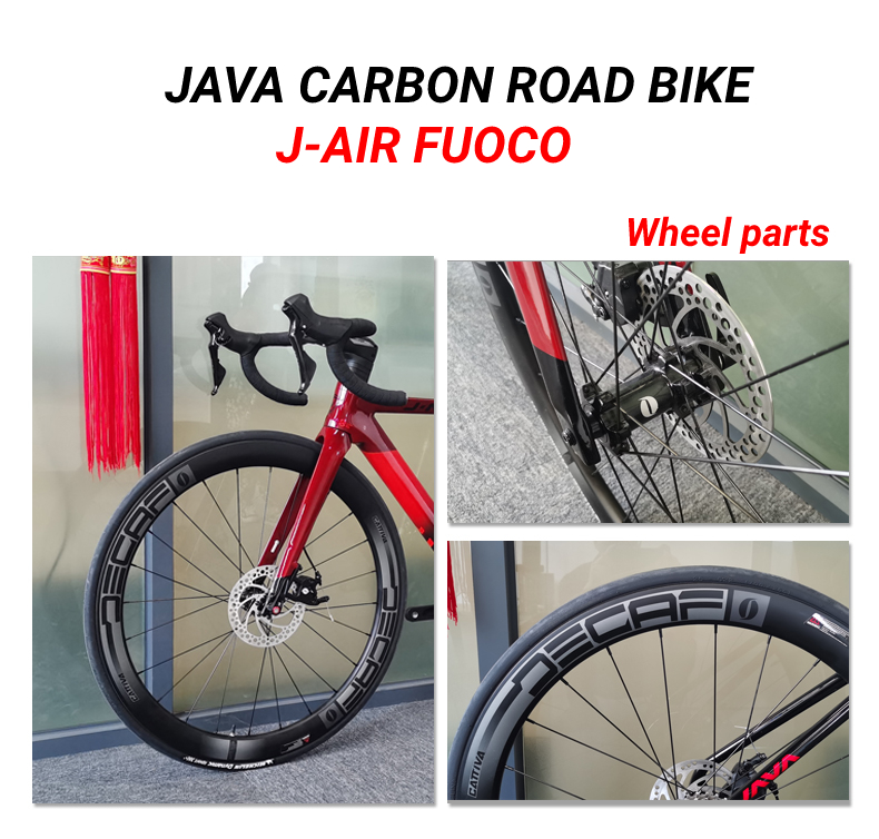 JAVA FUOCO Full Carbon Fiber Road Bike Bicycle in Stock 22 speed 700C Complete SHIMANO Disc Brake UCI Carbon Frame Racing Bikes